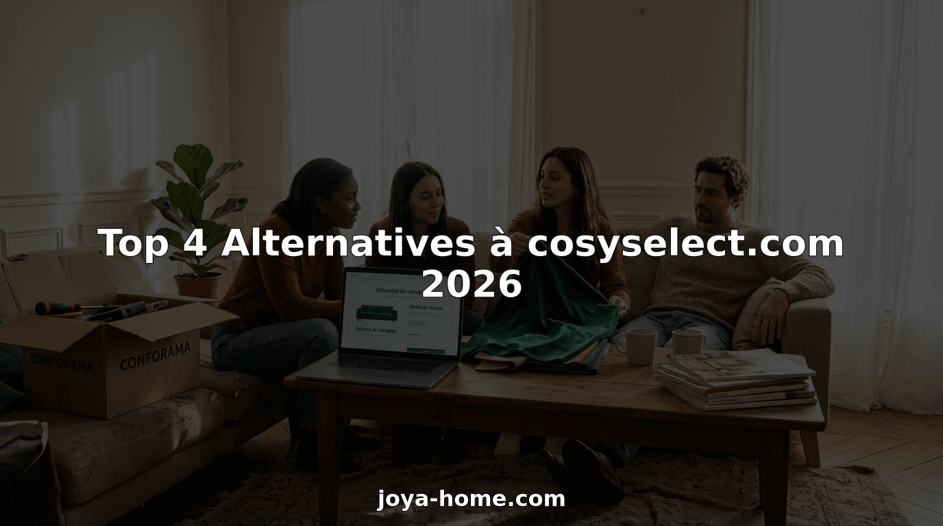 Le groupe compare différentes options de canapés pour l’appartement.