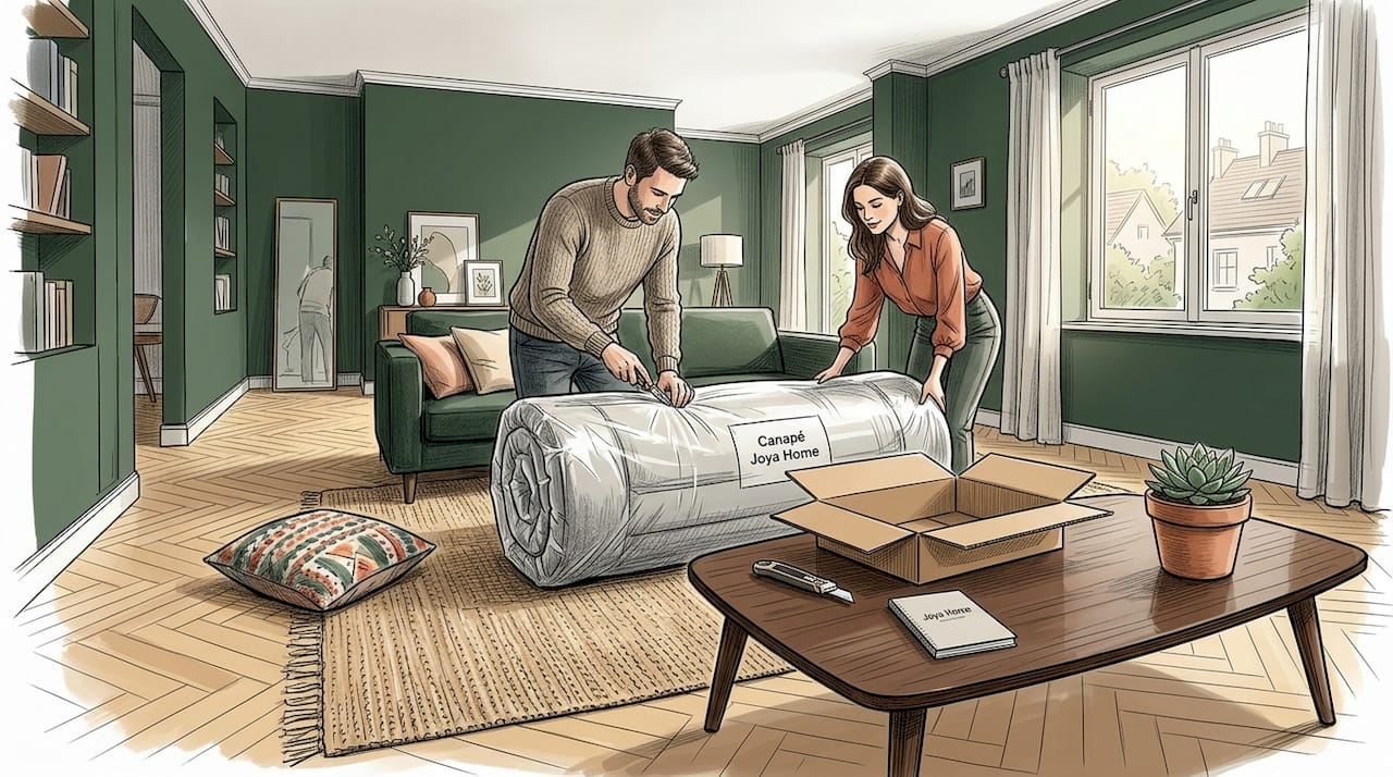 Canapé compressé : réduire son impact écologique avec style - Joya Home