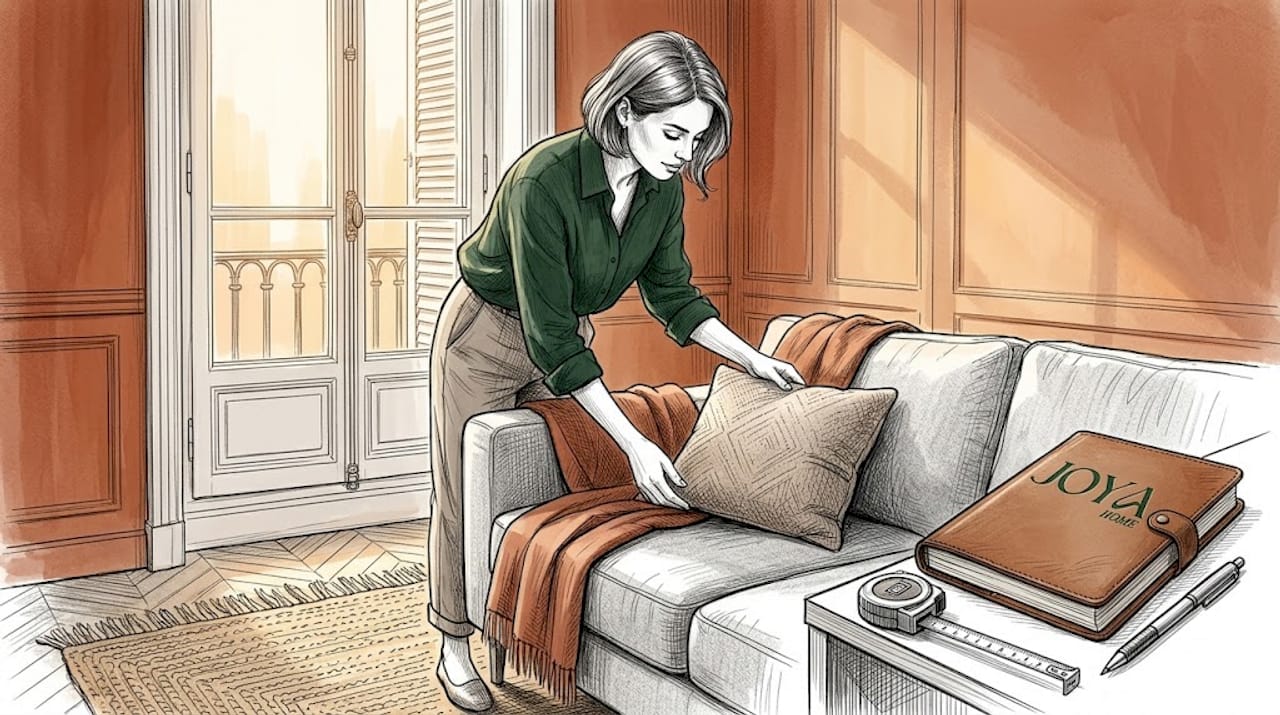 Préparez l'espace pour votre canapé : méthode facile - Joya Home