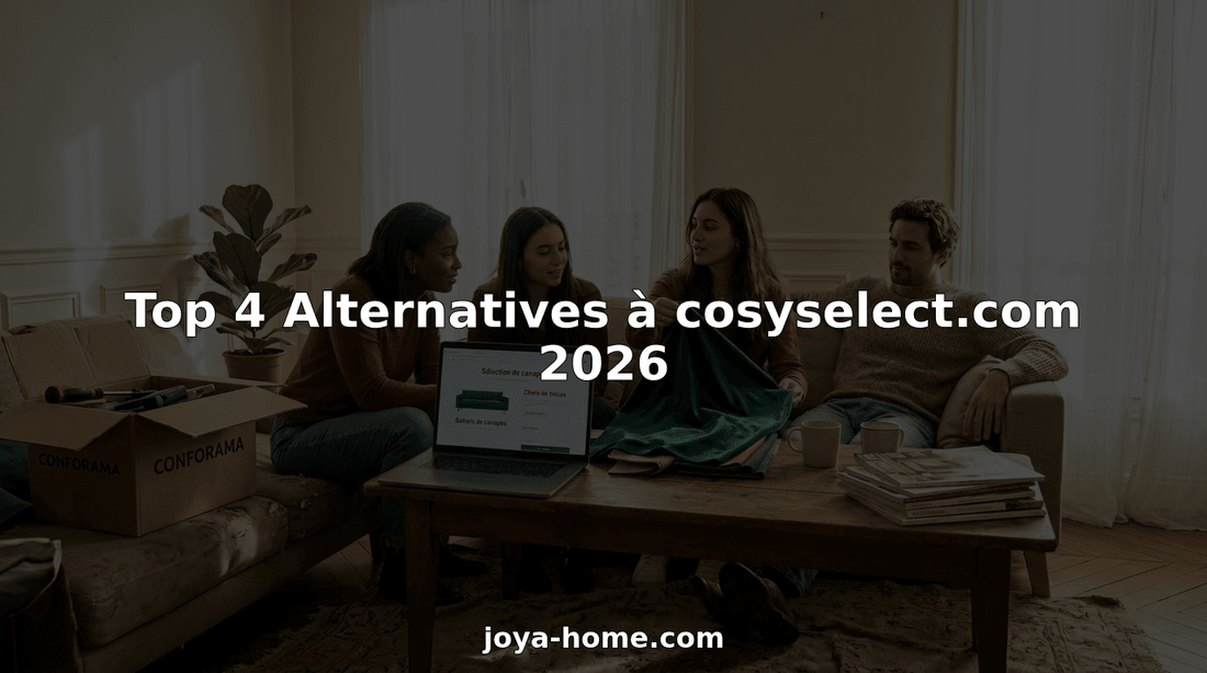 Le groupe compare différentes options de canapés pour l’appartement.