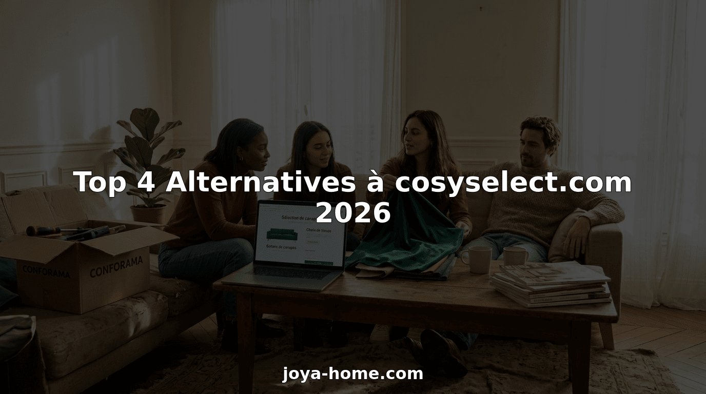 Le groupe compare différentes options de canapés pour l’appartement.