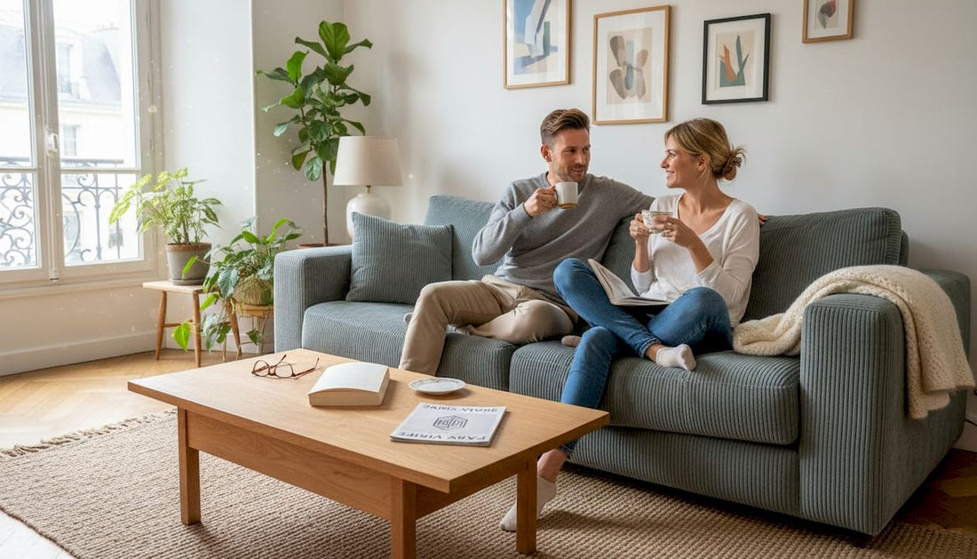 Velours côtelé : guide complet pour un salon tendance - Joya Home