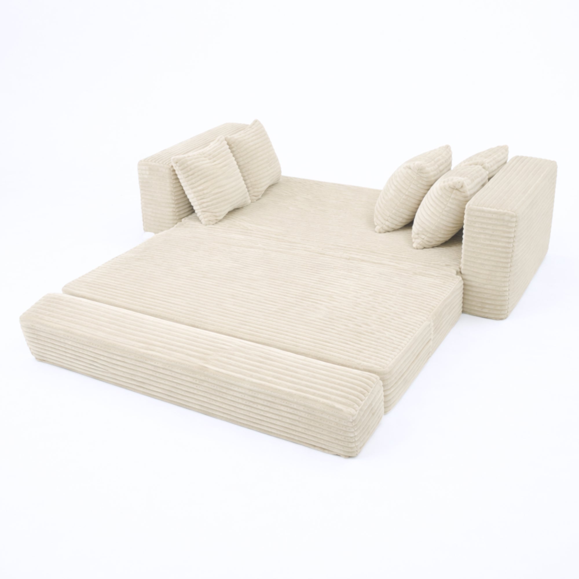 Le Reverso - Canapé convertible en velours côtelé ultra doux