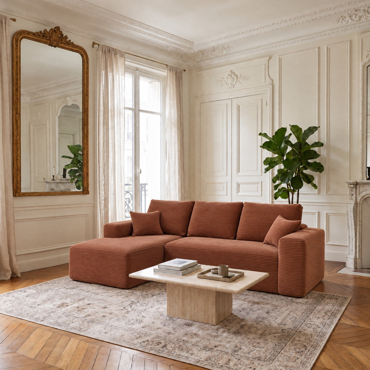 Le Méridia - Canapé avec Méridienne - Joya Home