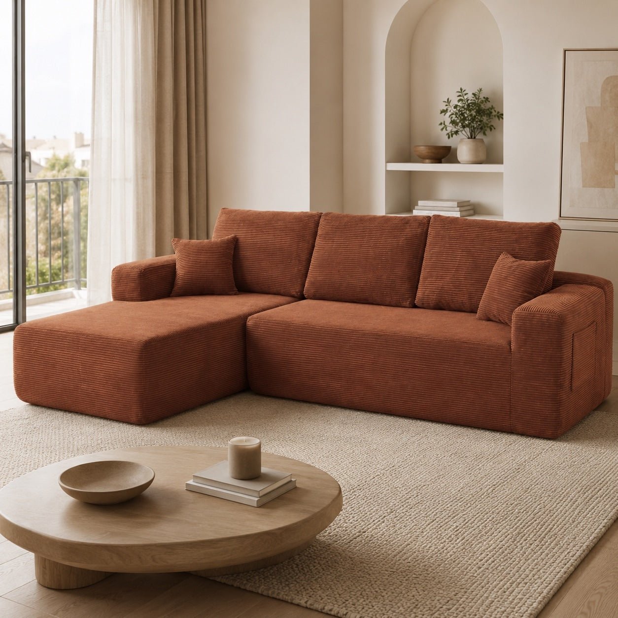 Le Méridia - Canapé avec Méridienne - Joya Home