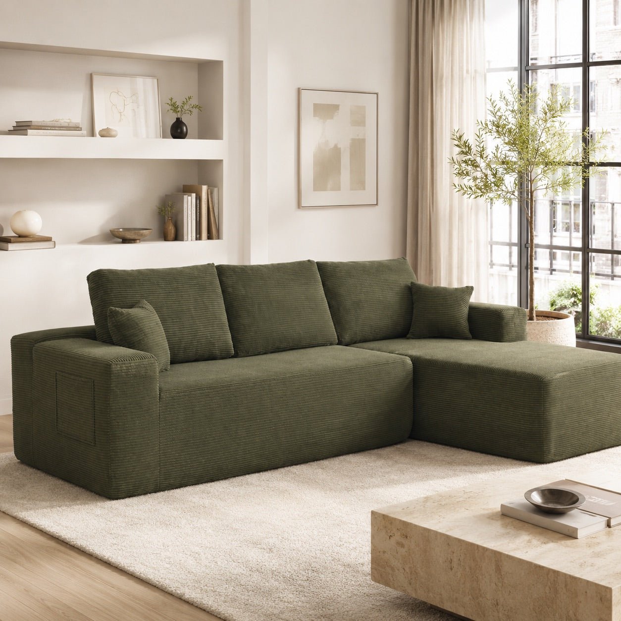 Le Méridia - Canapé avec Méridienne - Joya Home