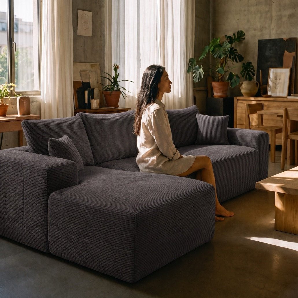 Le Méridia - Canapé avec Méridienne - Joya Home