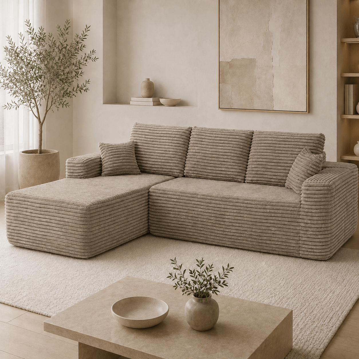 Le Méridia - Canapé avec Méridienne - Joya Home