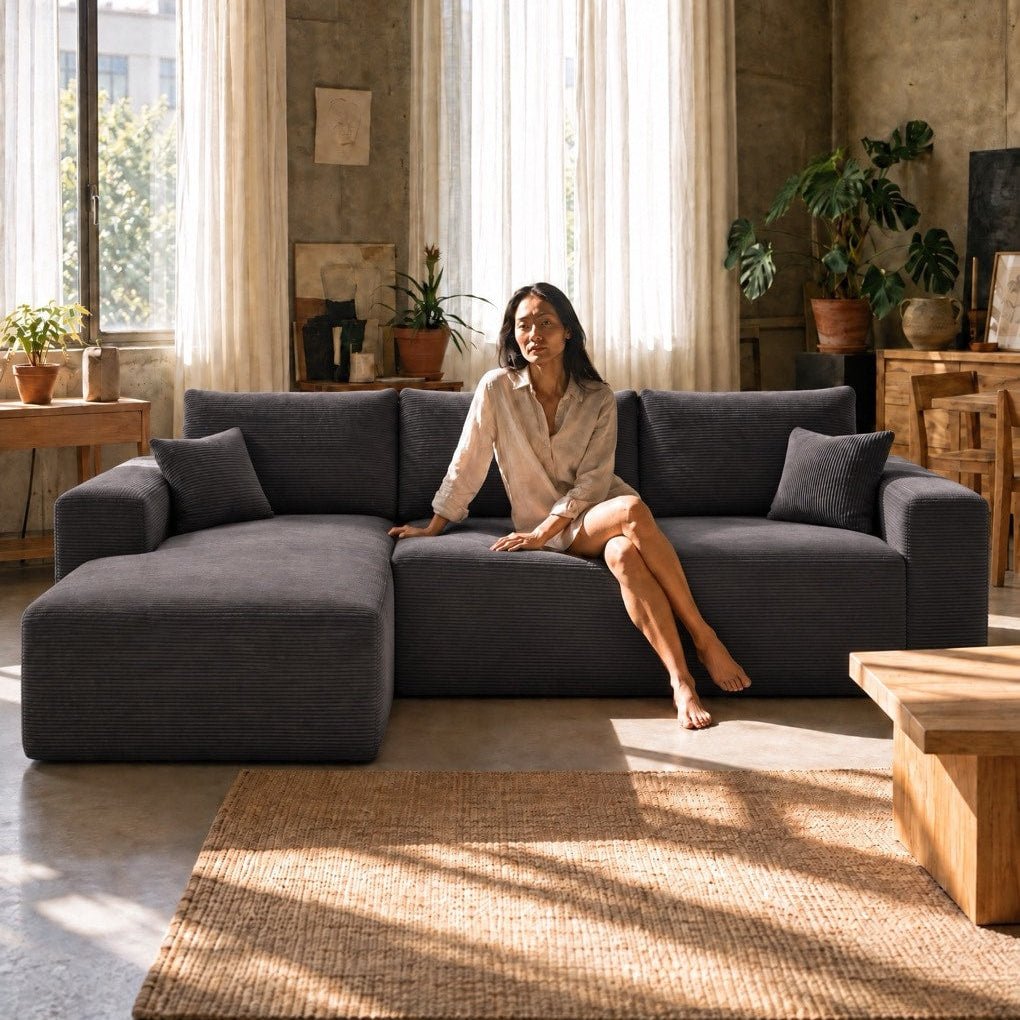 Le Méridia - Canapé avec Méridienne - Joya Home