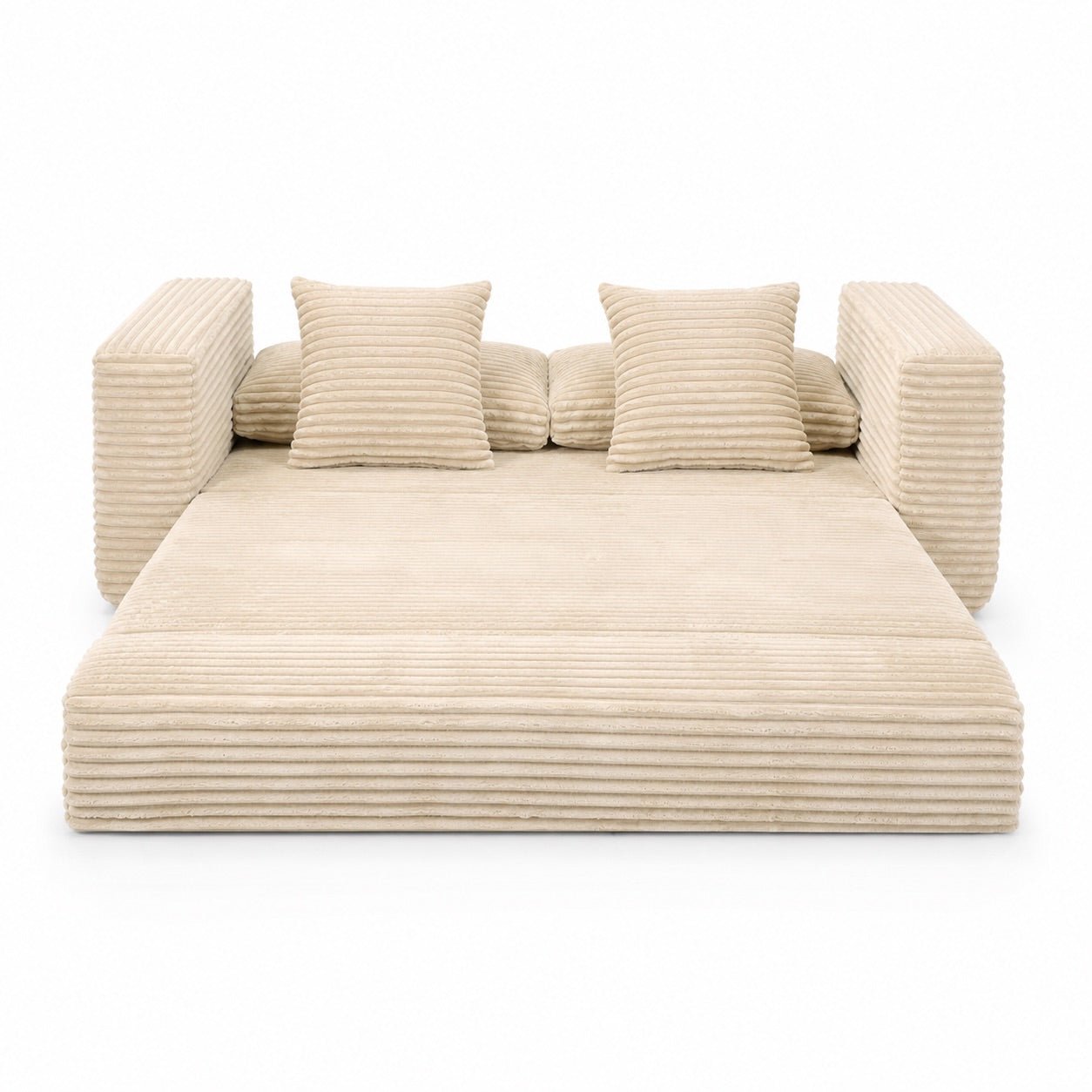 Le Reverso - Canapé convertible en velours côtelé ultra doux - Joya Home