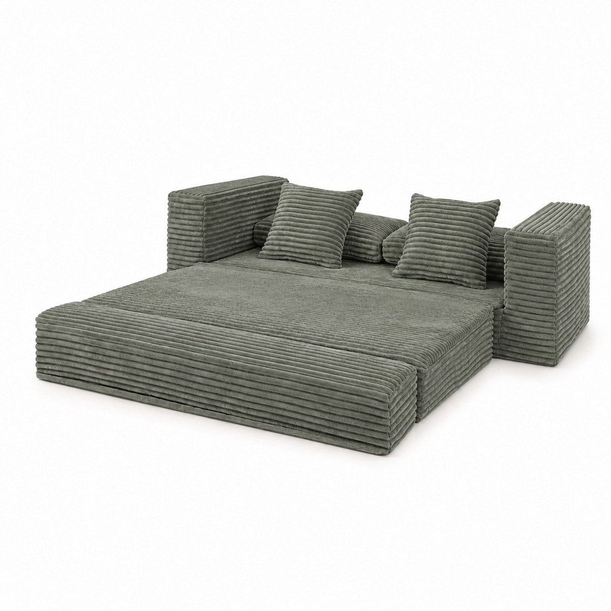 Le Reverso - Canapé convertible en velours côtelé ultra doux - Joya Home