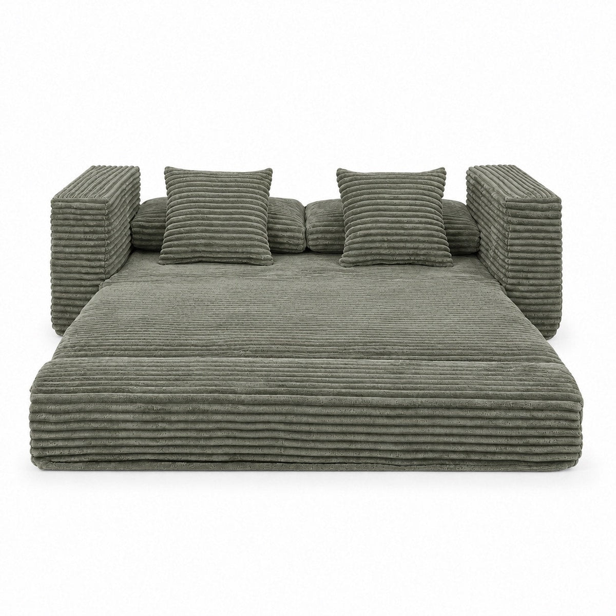 Le Reverso - Canapé convertible en velours côtelé ultra doux - Joya Home