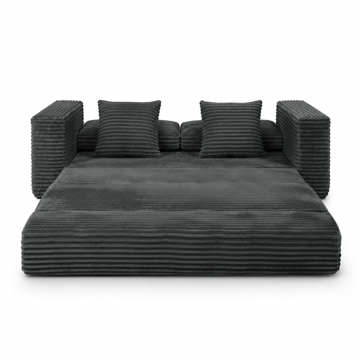 Le Reverso - Canapé convertible en velours côtelé ultra doux - Joya Home
