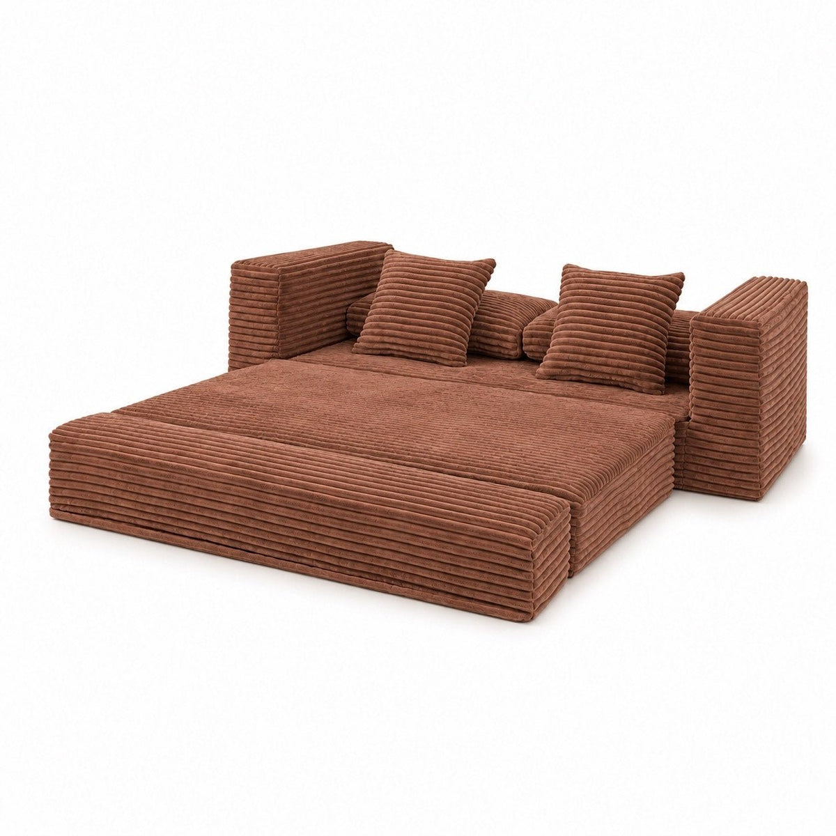 Le Reverso - Canapé convertible en velours côtelé ultra doux - Joya Home