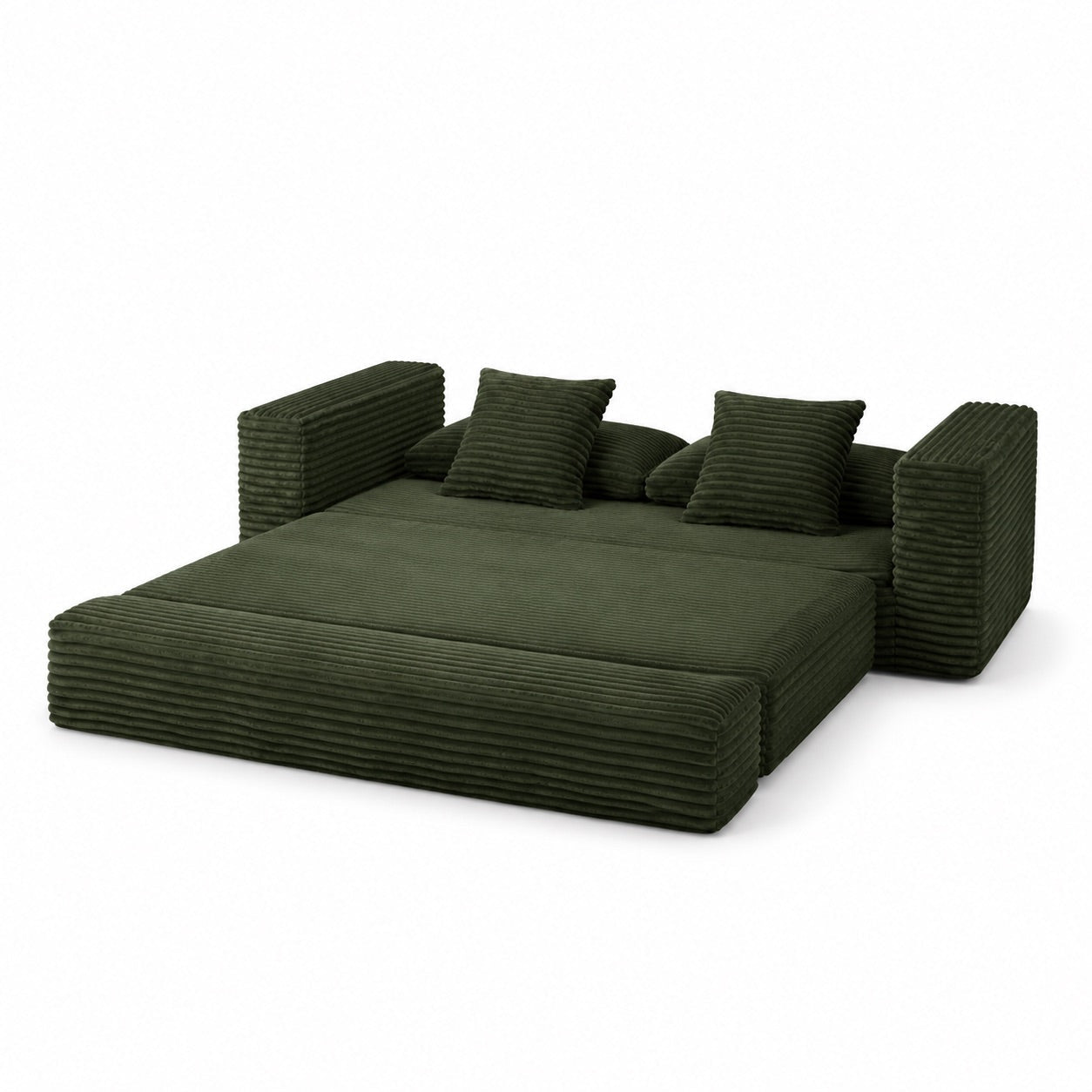 Le Reverso - Canapé convertible en velours côtelé ultra doux - Joya Home
