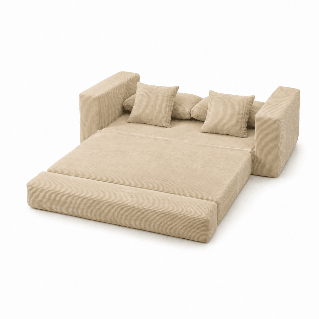 Le Reverso - Canapé convertible en velours côtelé ultra doux - Joya Home