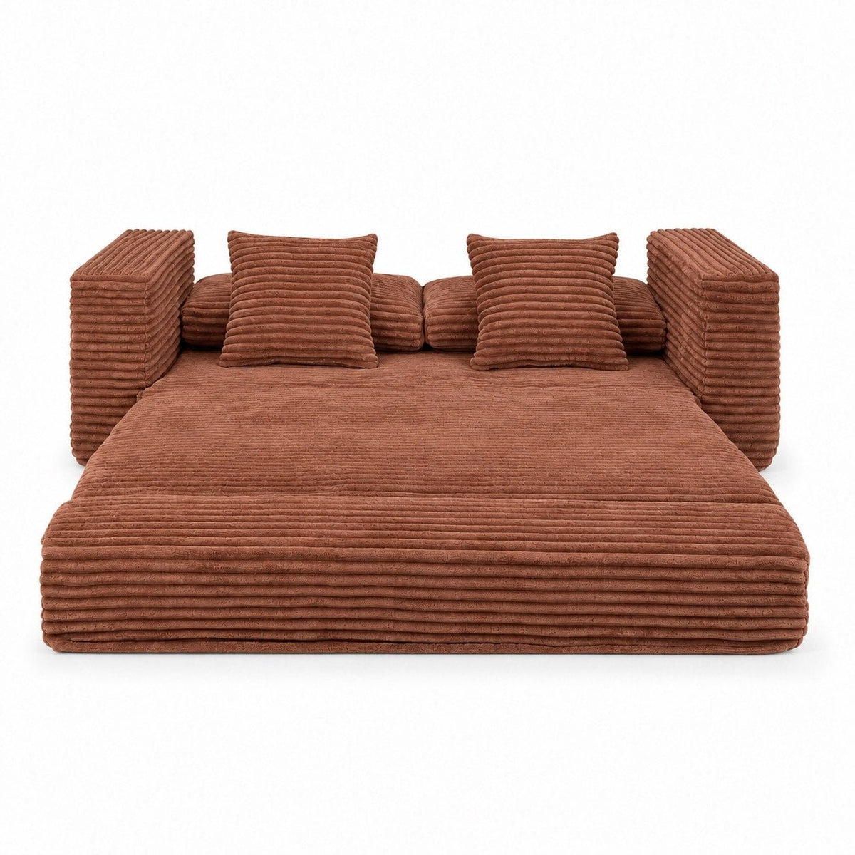 Le Reverso - Canapé convertible en velours côtelé ultra doux - Joya Home