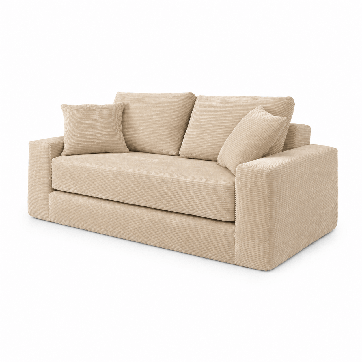 Le Reverso - Canapé convertible en velours côtelé ultra doux - Joya Home