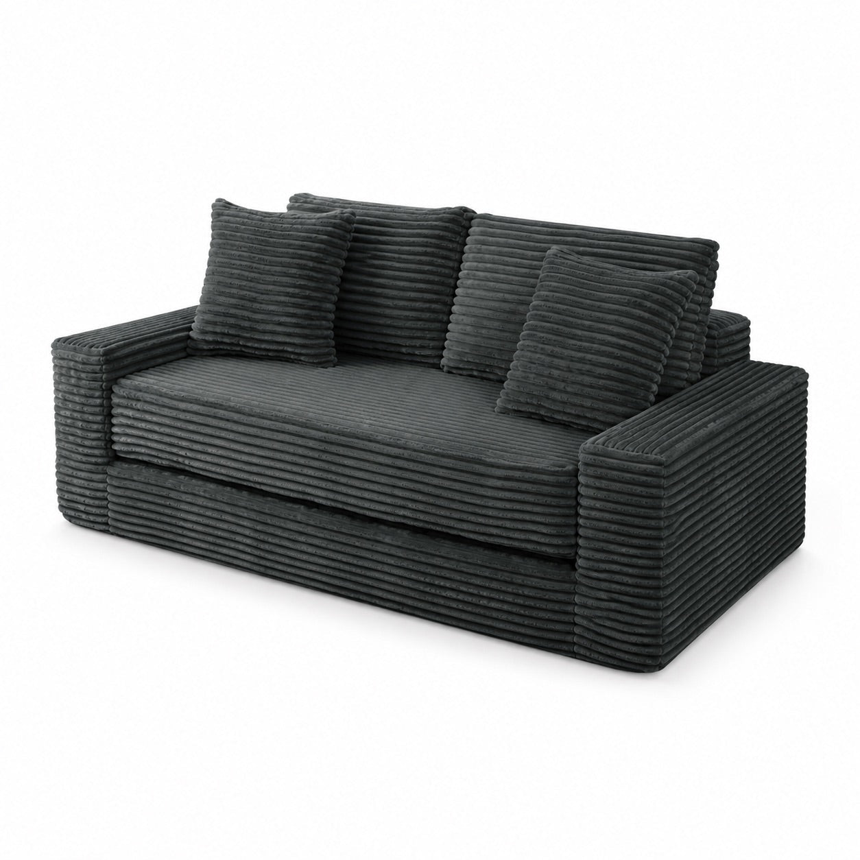 Le Reverso - Canapé convertible en velours côtelé ultra doux - Joya Home