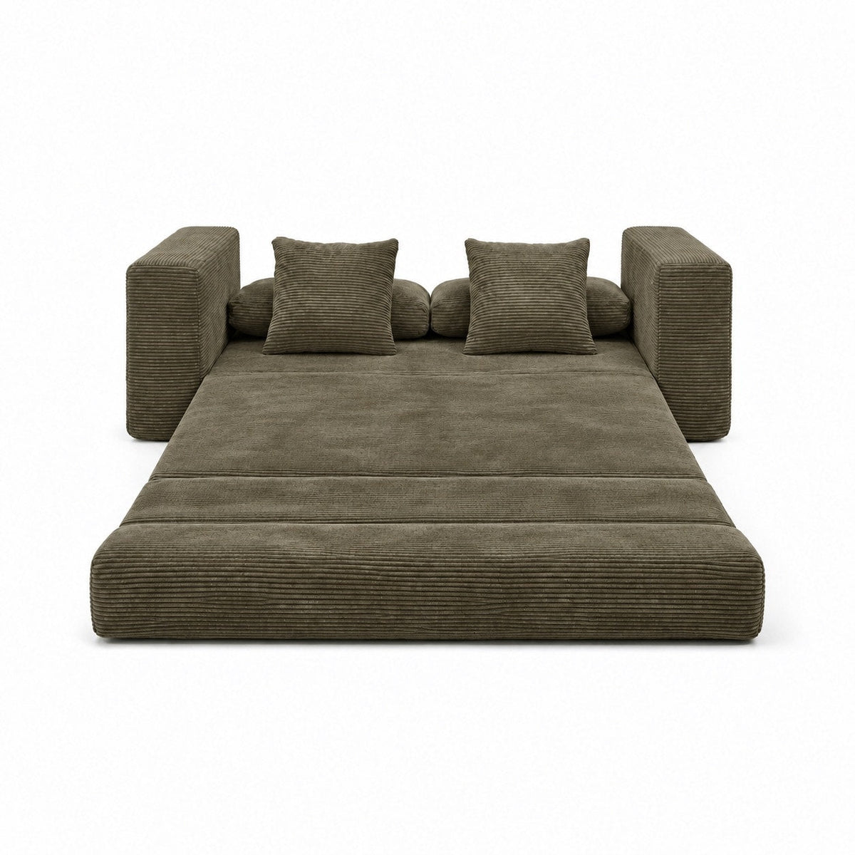 Le Reverso - Canapé convertible en velours côtelé ultra doux - Joya Home