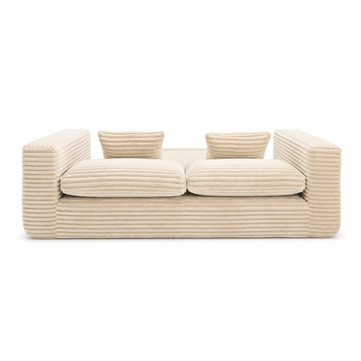 Le Reverso - Canapé convertible en velours côtelé ultra doux - Joya Home