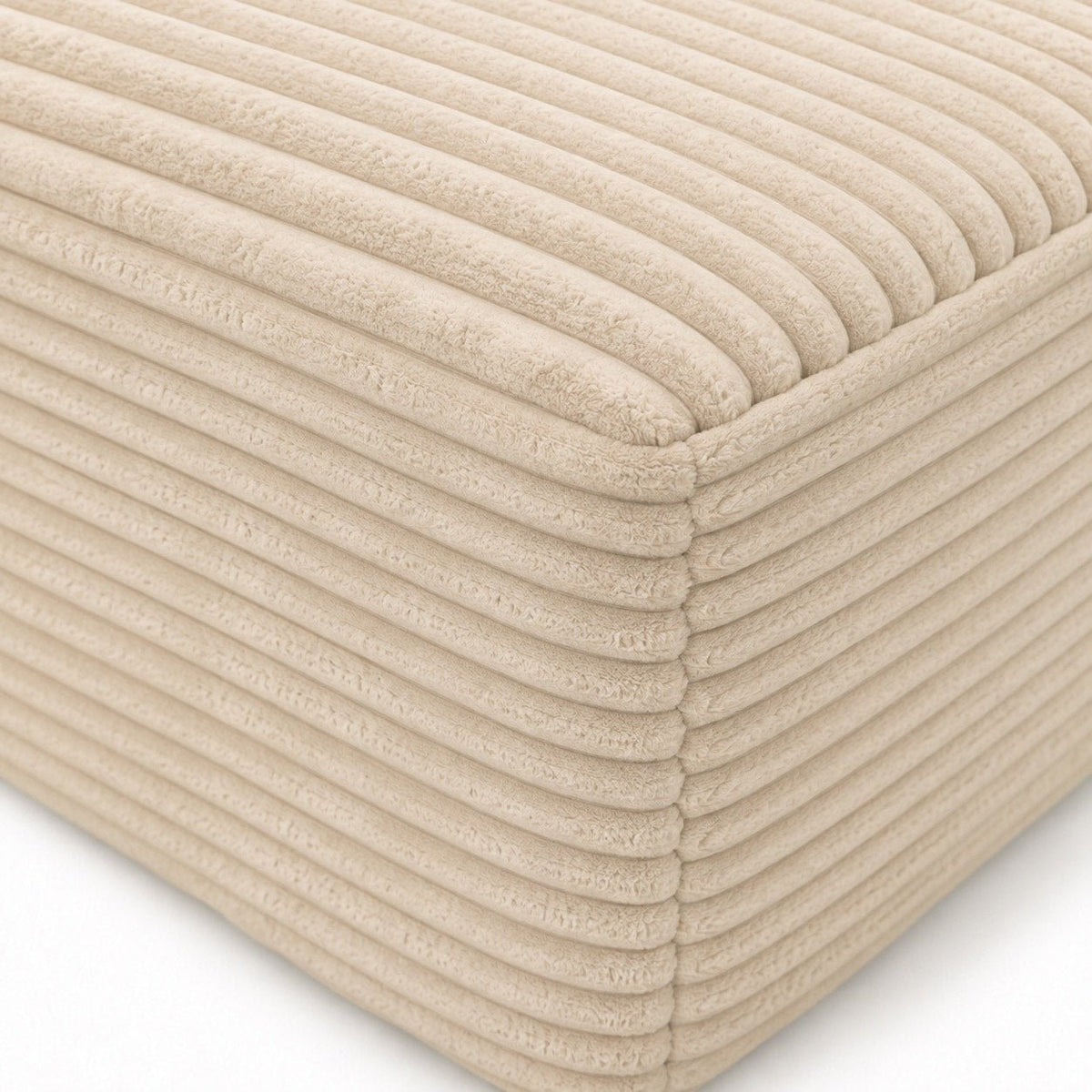 Ottomà – Ottoman d’appoint en velours côtelé - Joya Home