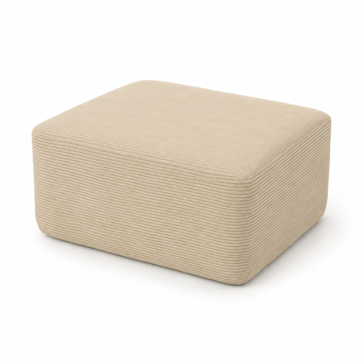Ottomà – Ottoman d’appoint en velours côtelé - Joya Home