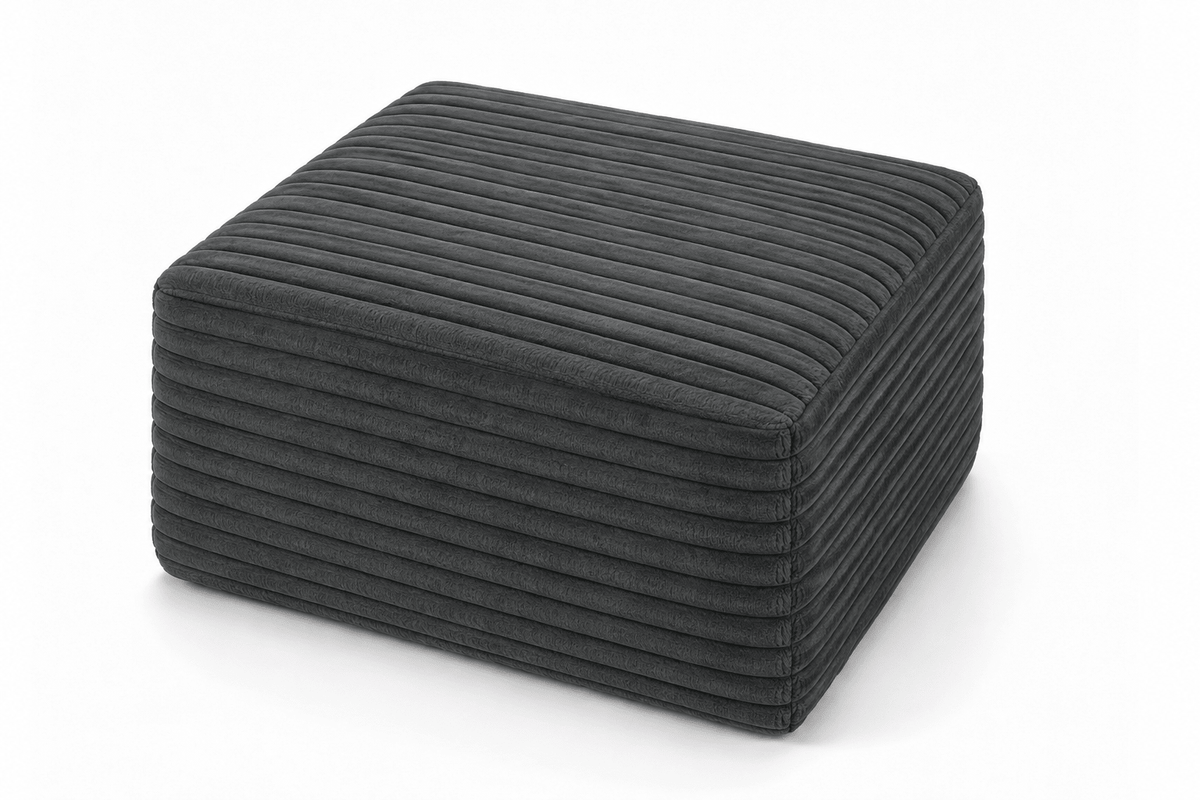 Ottomà – Ottoman d’appoint en velours côtelé - Joya Home